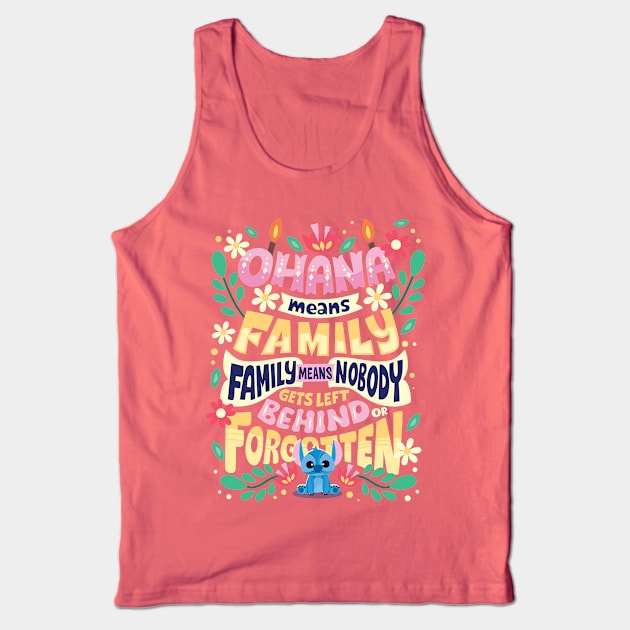 Ohana means family Tank Top by risarodil